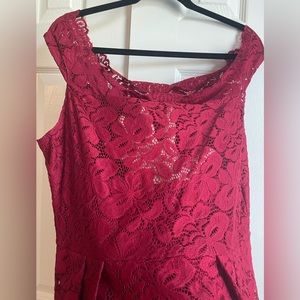 Red Lace Dress - XXL